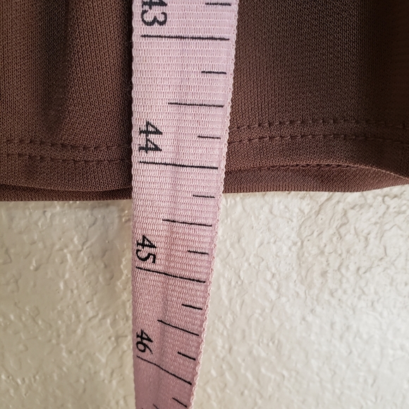 LOFT NWT Sleeveless Dress 12 Brown - Picture 8 of 8